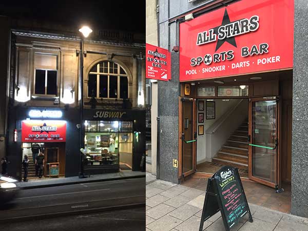 Allstars Bristol exterior